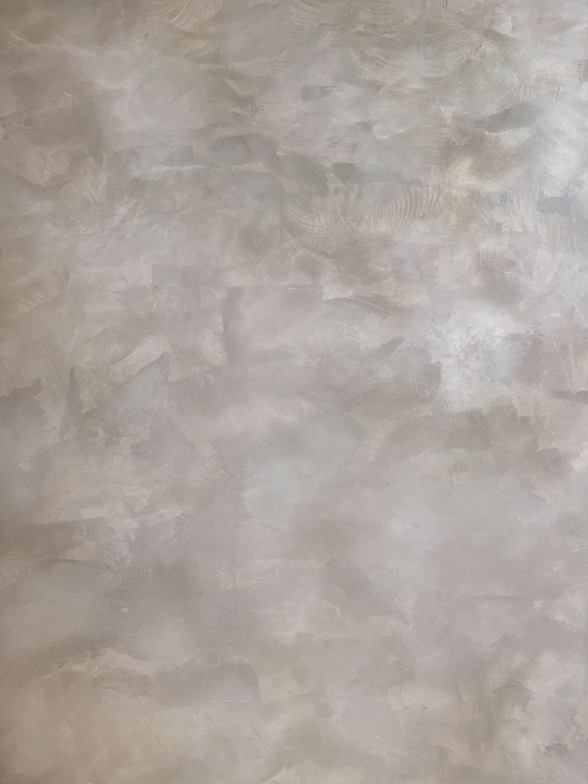 Echantillon de béton ciré gris beige à effet de matière