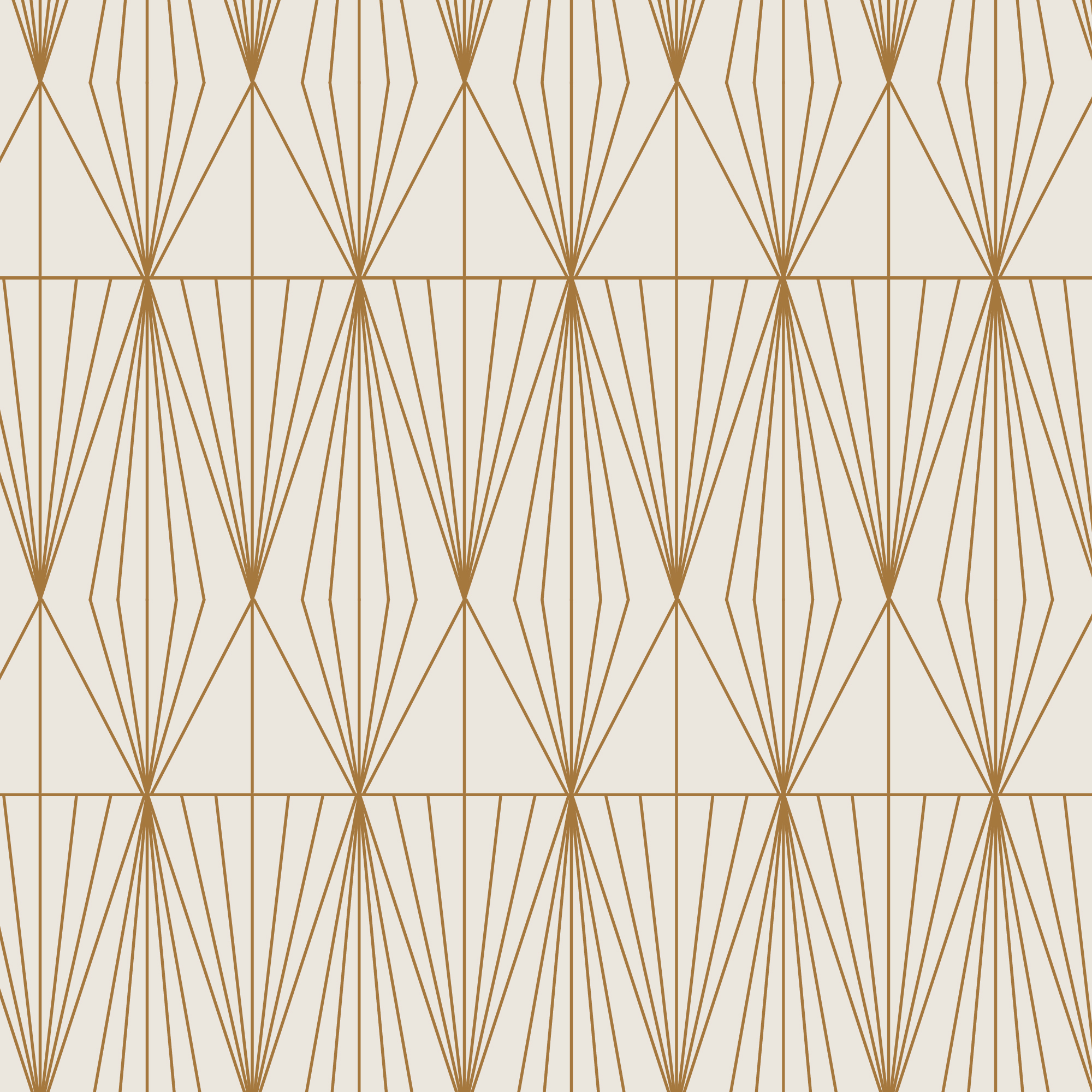 Papier peint à motifs géométriques dorés sur fond clair