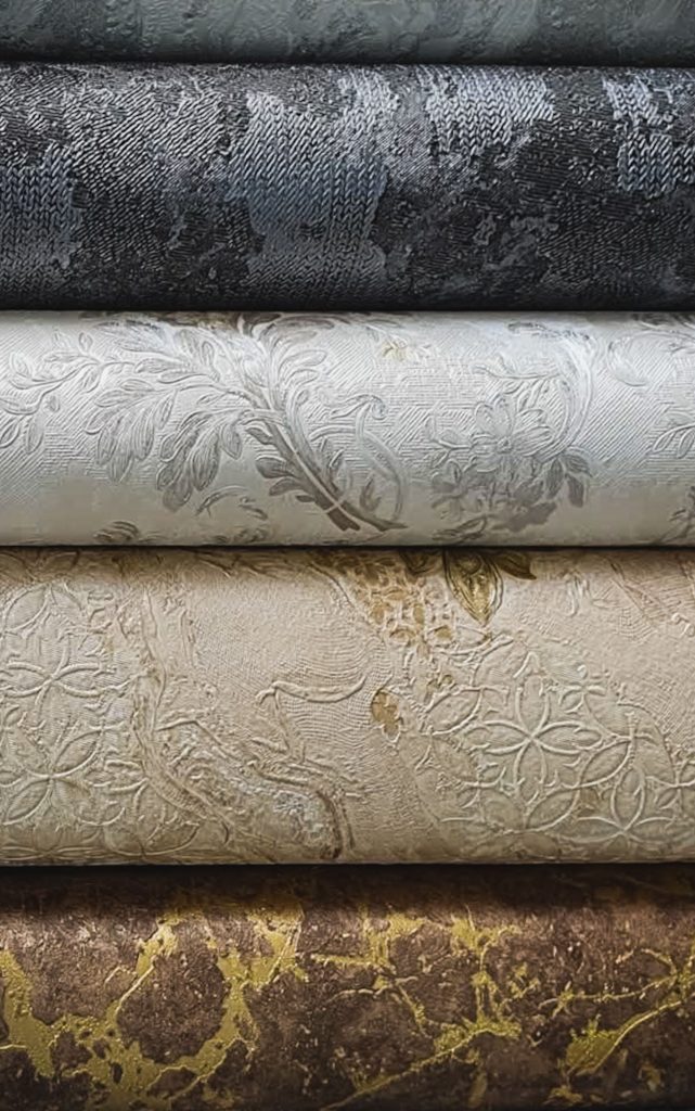 Revêtements muraux texturés en relief aux motifs décoratifs